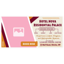 Banquet Lawn PSD Design Template for Hotels & Resorts