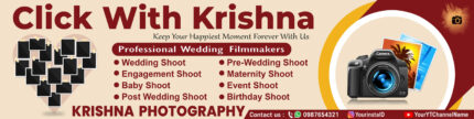 Photo Studio Banner Design - Photography and Videography Banner PSD