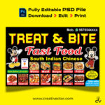 Fast Food Stall Restaurant Banner Poster Design Psd Download