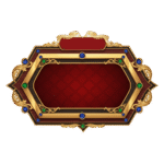 Luxury Golden Offer Label Frame PNG Design Royal Red and Gold Decorative Badge