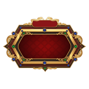 Luxury Golden Offer Label Frame PNG Design Royal Red and Gold Decorative Badge