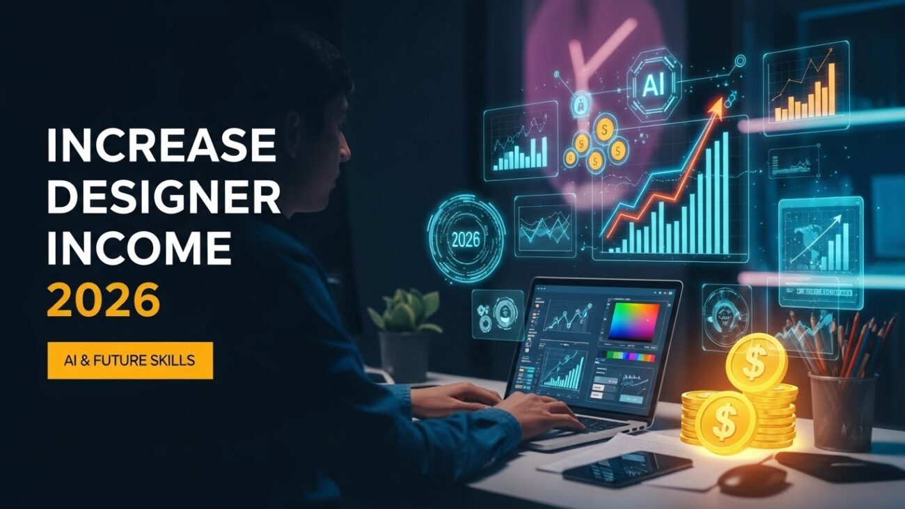 How to Increase Graphic Designer Income in 2026 The AI & Future-Ready Guide