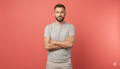 Vibrant Pop Studio Portrait