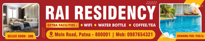 hotel resort banquet poster design psd, hotel room promotion banner design psd