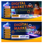 DIGITAL MARKETING BANNER (6X3) 2 Nos